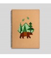 Brown bear notebook